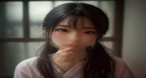 韩剧热播剧集在91影视电视剧专区上线，精致韩式室内场景中男女主角对视，画面色调温暖细腻